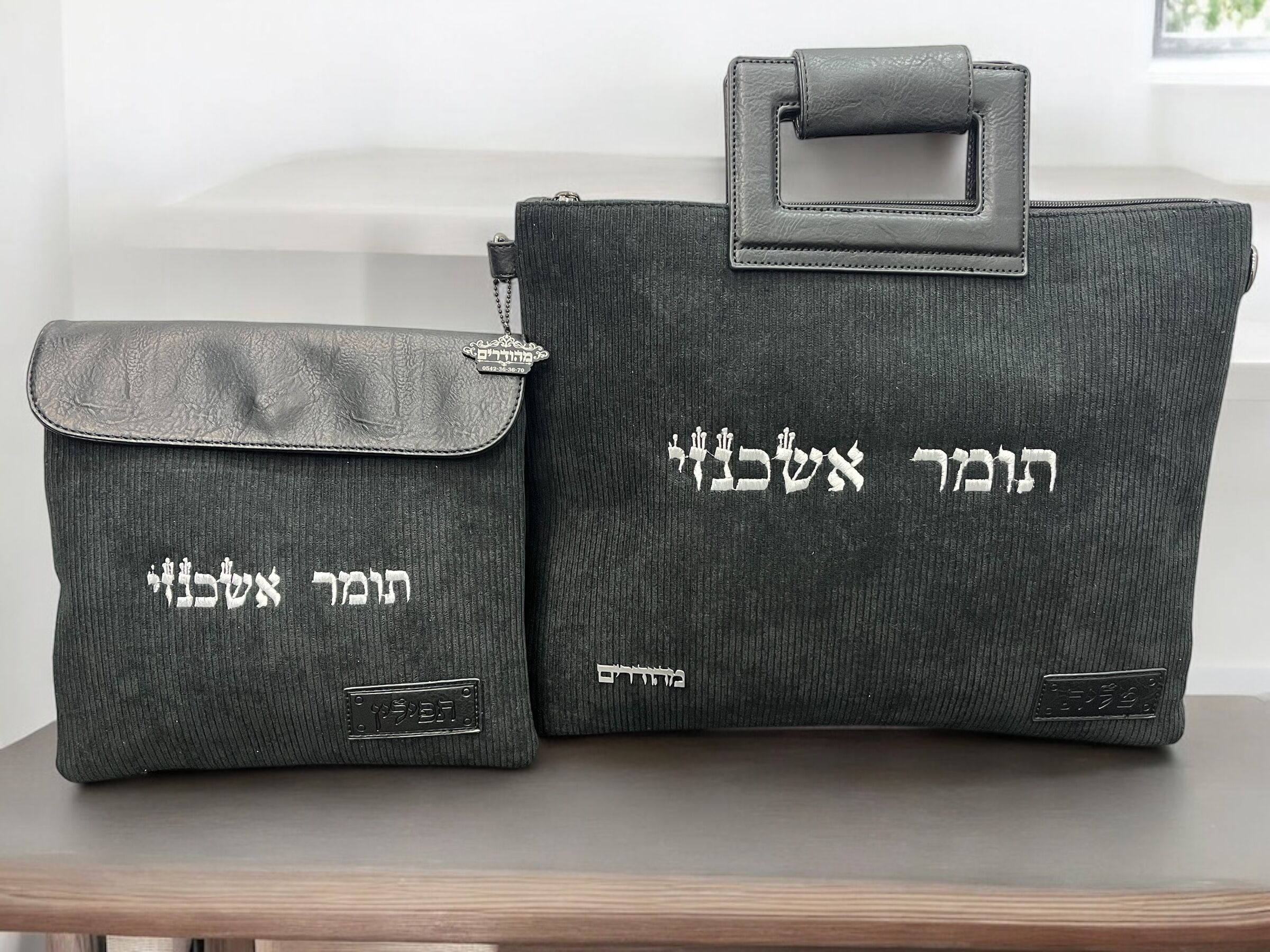 כיסוי טלית תפילין דמוי עור